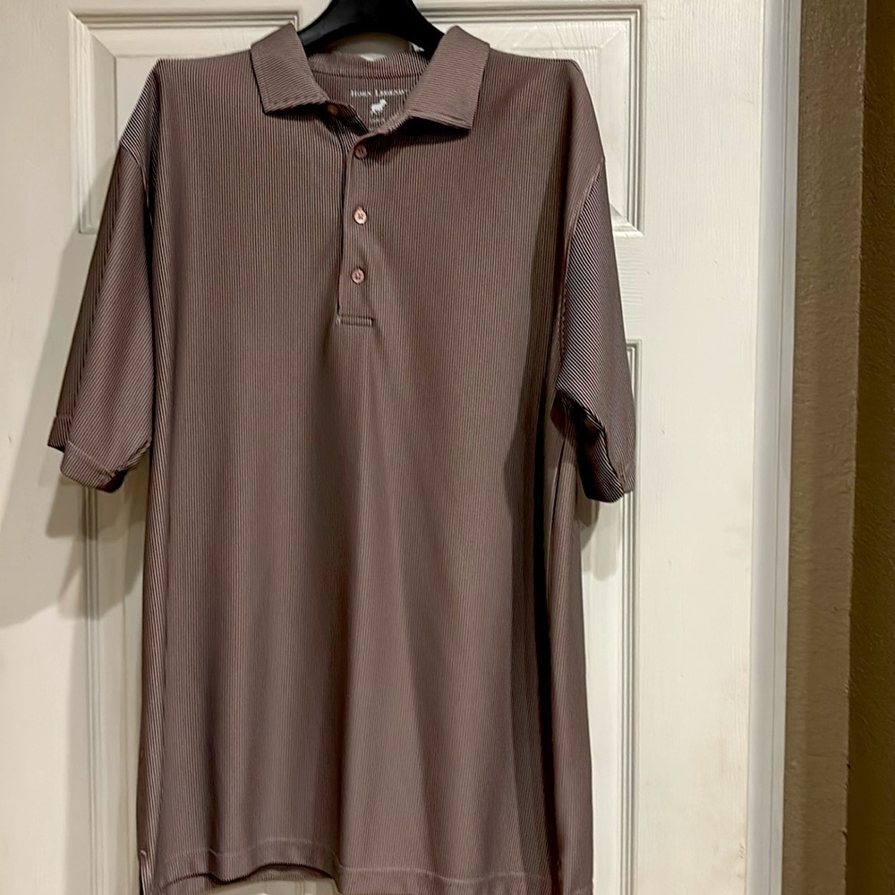 Men’s Horn Legend collared shirt sleeve shirt large hood for golf